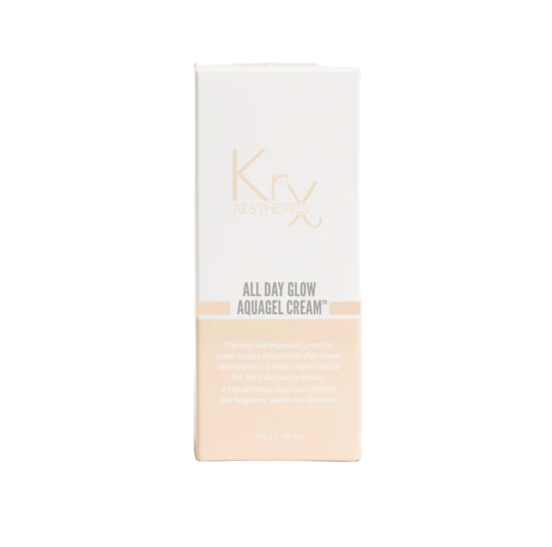 Kryx Aquagel Cream packaging on a white background